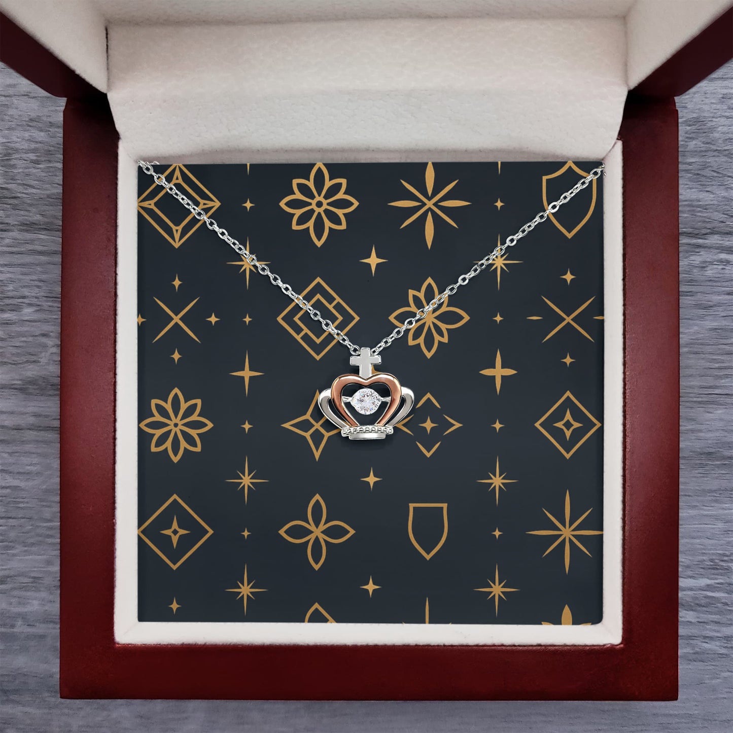Crown of Hearts Necklace